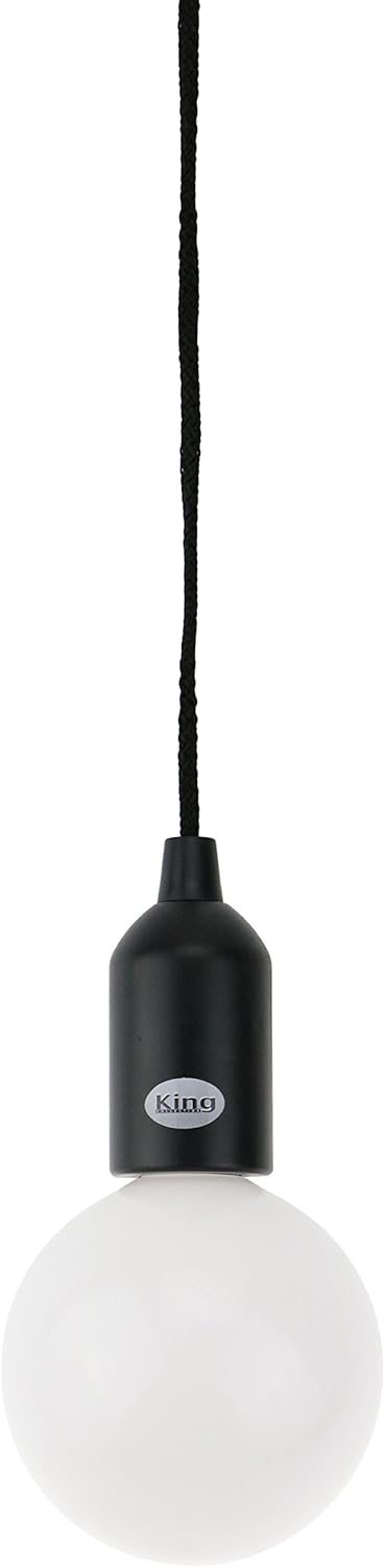 King Home LAMPADA LED K-LIGHT A BATTERIA GRANDE NERA 10x130h cm