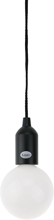 King Home LAMPADA LED K-LIGHT A BATTERIA GRANDE NERA 10x130h cm