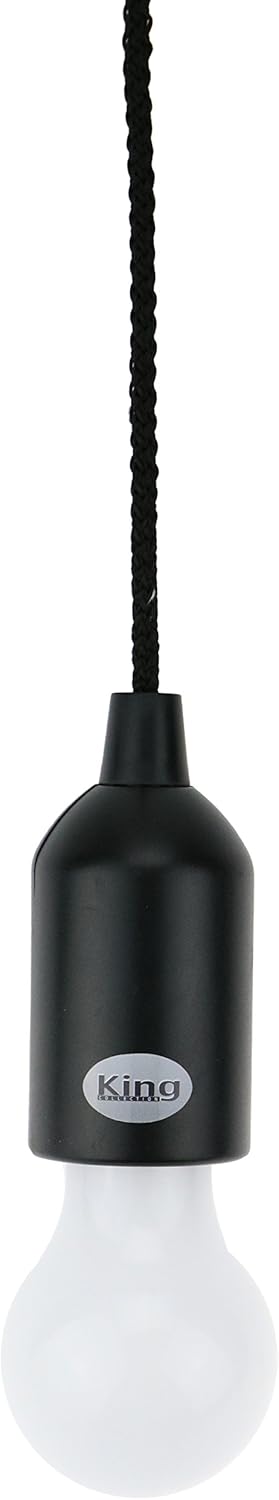 King Home LAMPADA LED K-LIGHT A BATTERIA PICCOLA NERA 5x130h cm