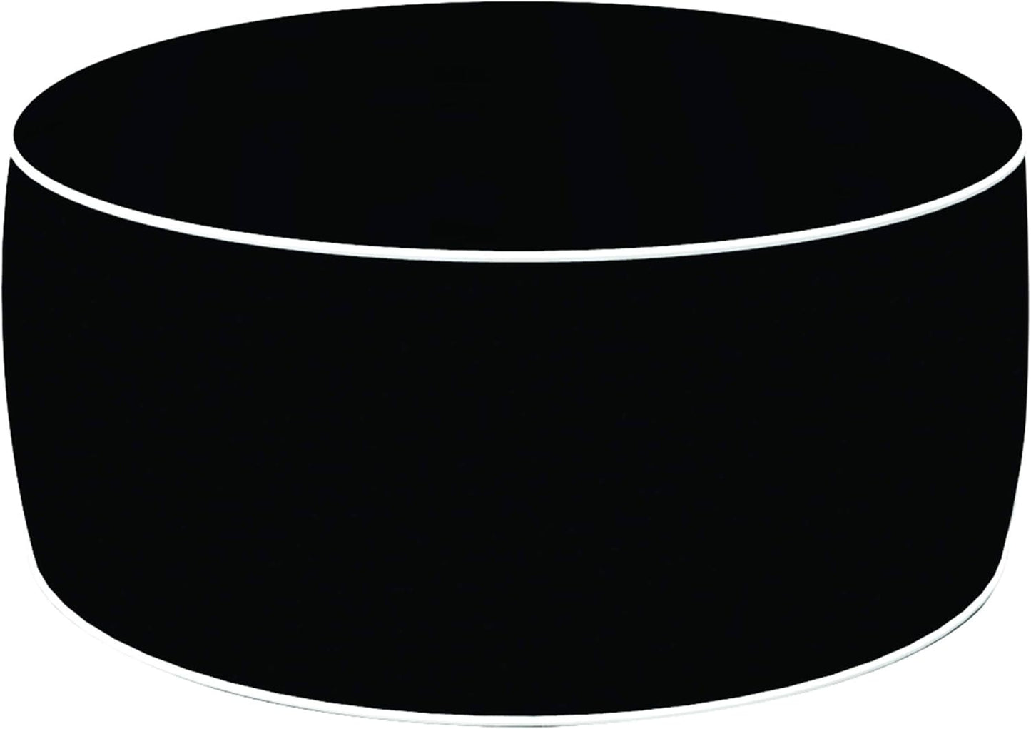 King Home POUF OTTOMAN NERO CM 53X53X23