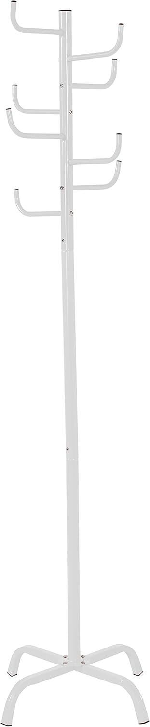 King Home Appendiabito acciaio 50x175h cm bianco