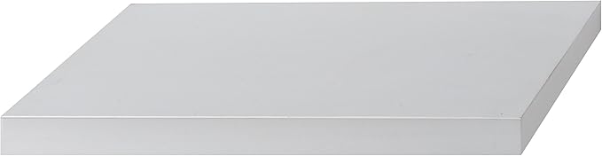 King Home Mensola Tamburata In Mdf Bianco 60X25X5H confezione da 8 pezzi
