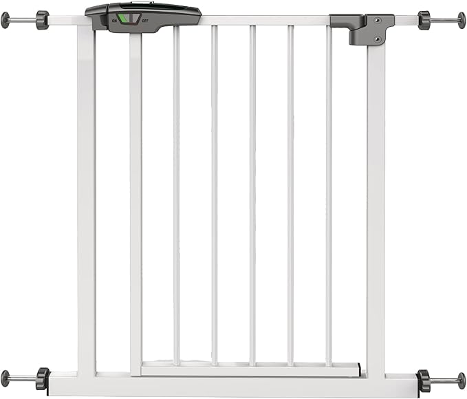 King Home Cancelletto Bimbi CLIC-CLAC in metallo bianco 75x78h cm