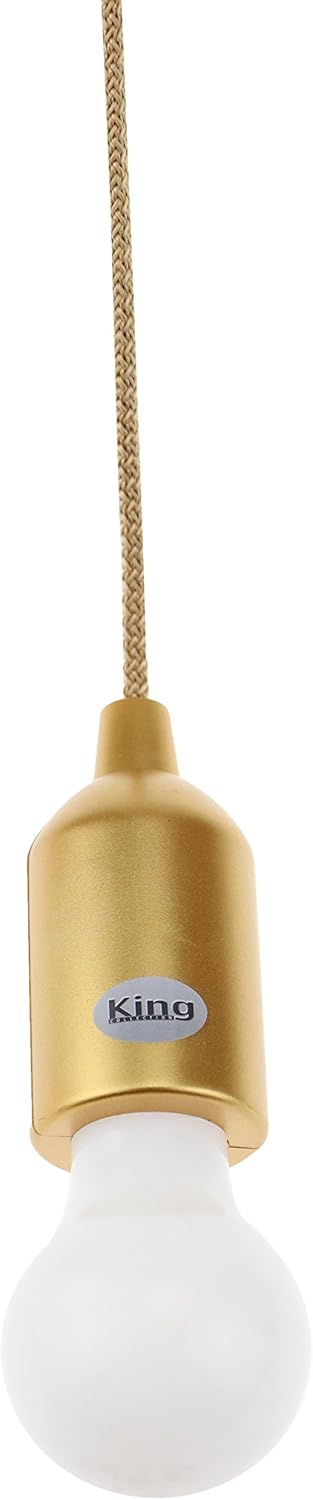 King Home LAMPADA LED K-LIGHT A BATTERIA PICCOLA ORO 5x130h cm