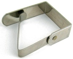 FERMATOVAGLIA C/MOLLA ACCIAIO INOX H.60MM.