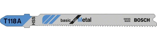 BOSCH LAME X METALLO T118A BASIC CNF 5PZ