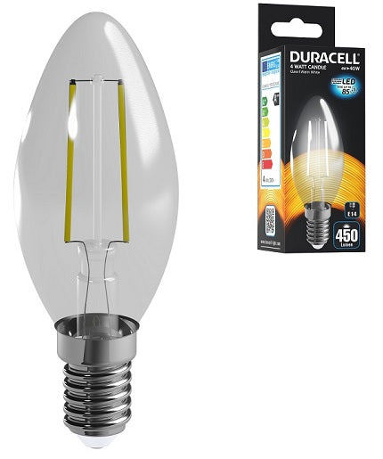 DURACELL LED FILAMENT OLIVA 2700K E14 4W450lm