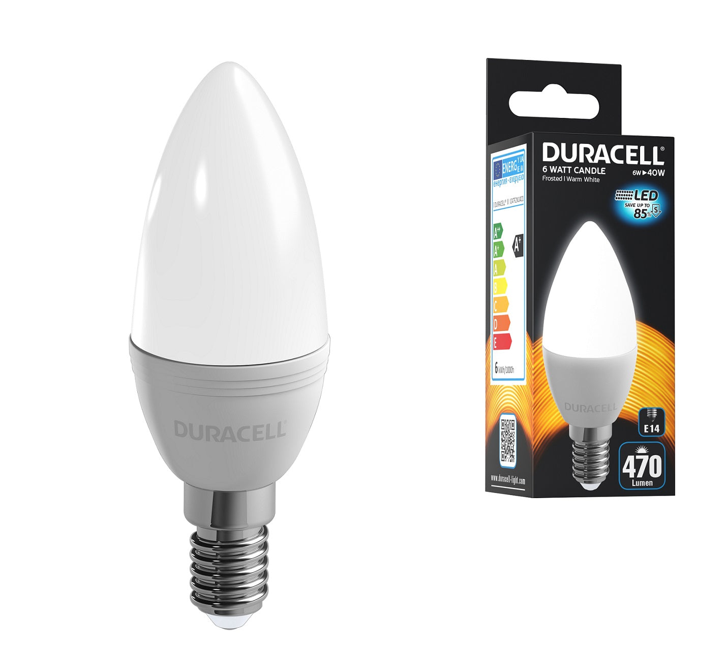 DURACELL LED OLIVA 4000K E14 3W 250lm