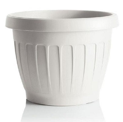BAMA VASO TERRA TONDO BIANCO CM.25
