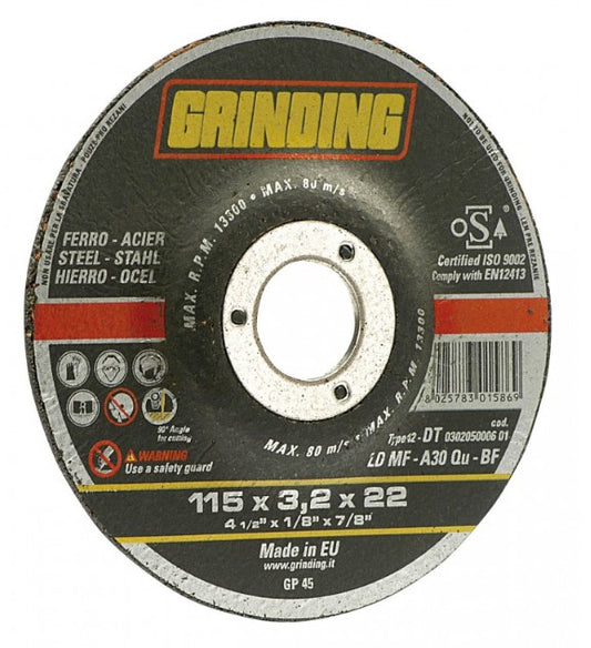 MOLA ABRAS. GRINDING TAGLIO FERRO 230X1,9X22,23 LD-MF