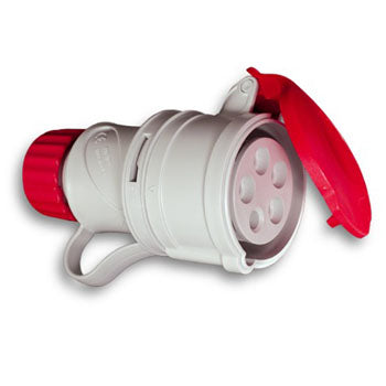PRESA INDUSTRIALE ROSSA 380V. CEE 3P+N+T 3 2A