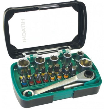 INSERTI E BUSSOLE 24 PZ C/PORTAINSERTIASTUCCIO HIKOKI