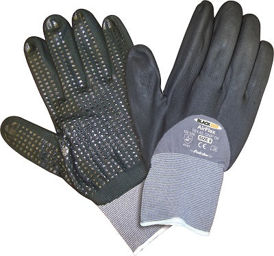 AUSTRALIAN GUANTI NYLON PALMO NITRILE PUNTINATO TG. 8 ART.16 confezione da PAIA 12