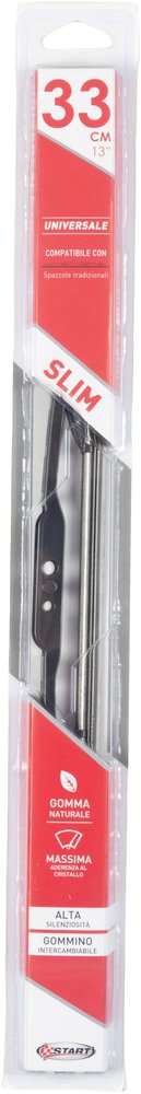 START Spazzola Singola Tergicristallo Mis. 33 cm-13" Universale per auto