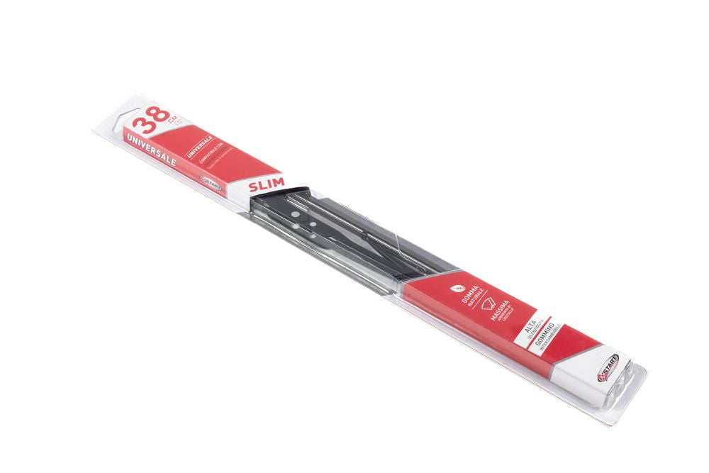 Spazzola Singola Tergicristallo Mis. 38 cm-15" Universale per auto