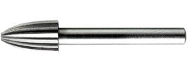 PG FRESA ACCIAIO CONICA MM. 6 M.1240