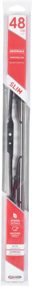 START Spazzola Singola Tergicristallo Mis.48 cm-19" Universale per auto