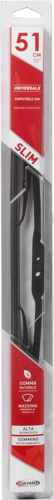 START Spazzola Singola Tergicristallo Mis.51 cm-20" Universale per auto