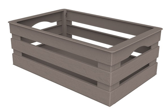BAMA CASSETTINA MULTIUSO TINA1 CM.25X16X10H. COLORE TORTORA