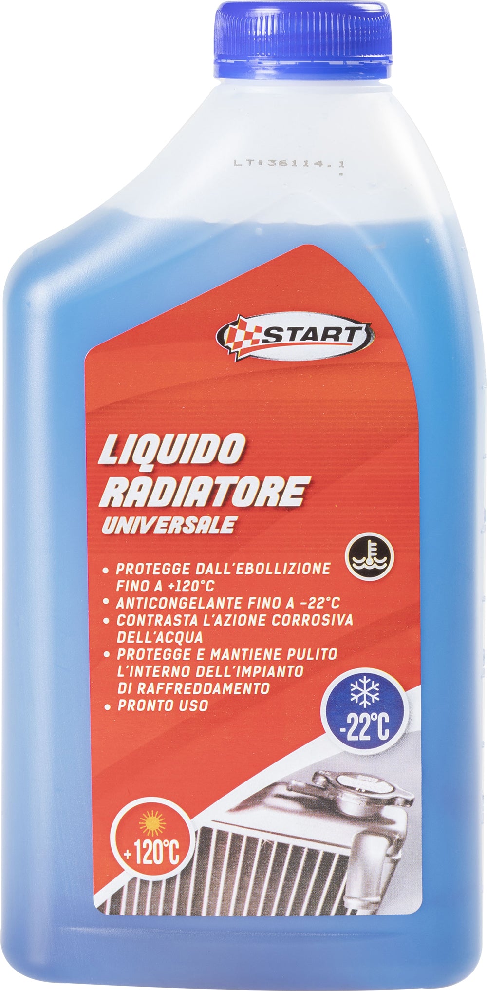 START - Liquido anticongelante -22C +120C universale 1L per radiatori