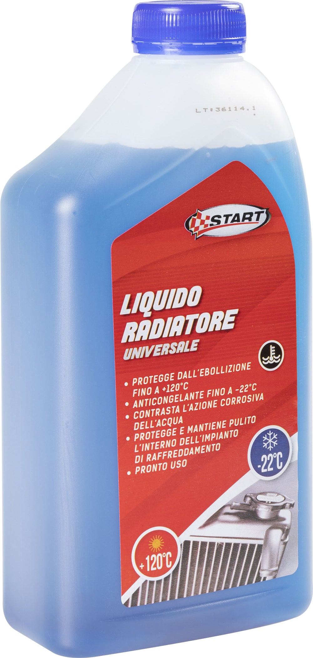 START - Liquido anticongelante -22C +120C universale 1L per radiatori