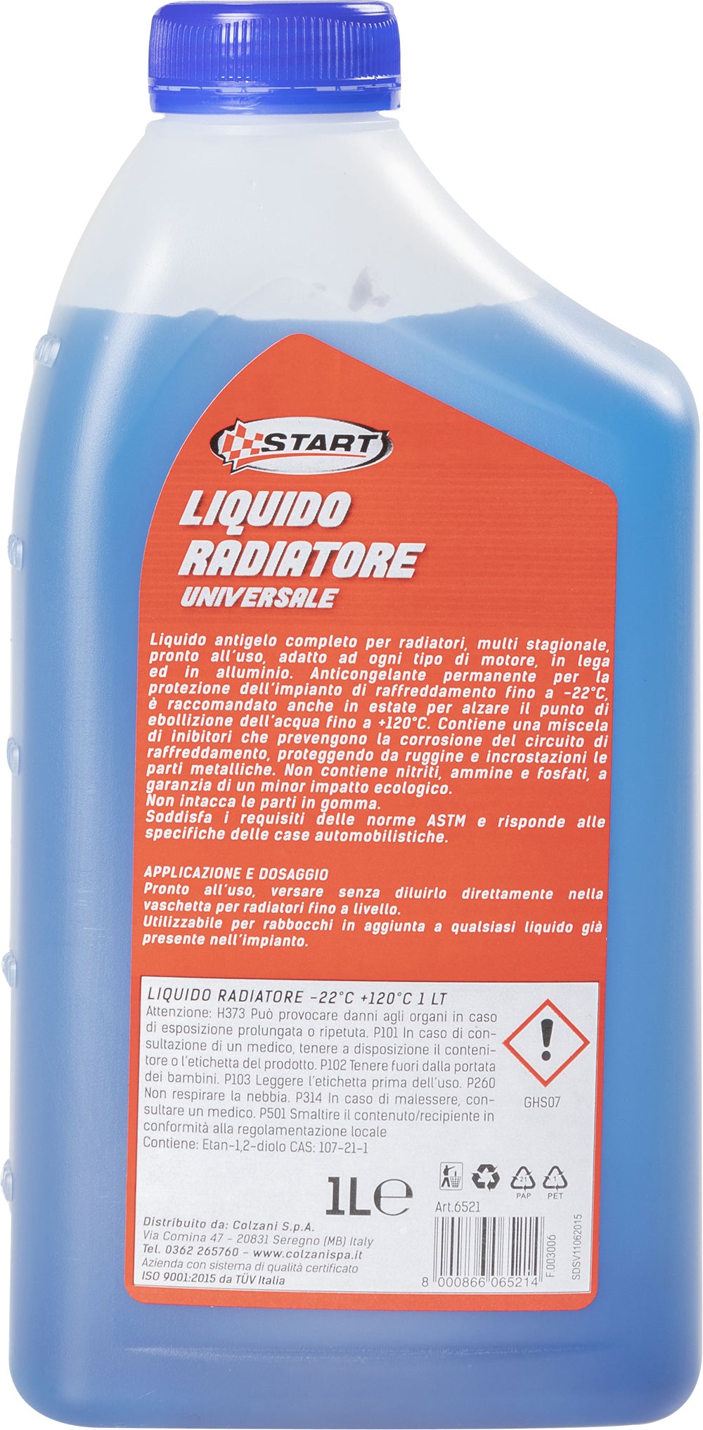 START - Liquido anticongelante -22C +120C universale 1L per radiatori