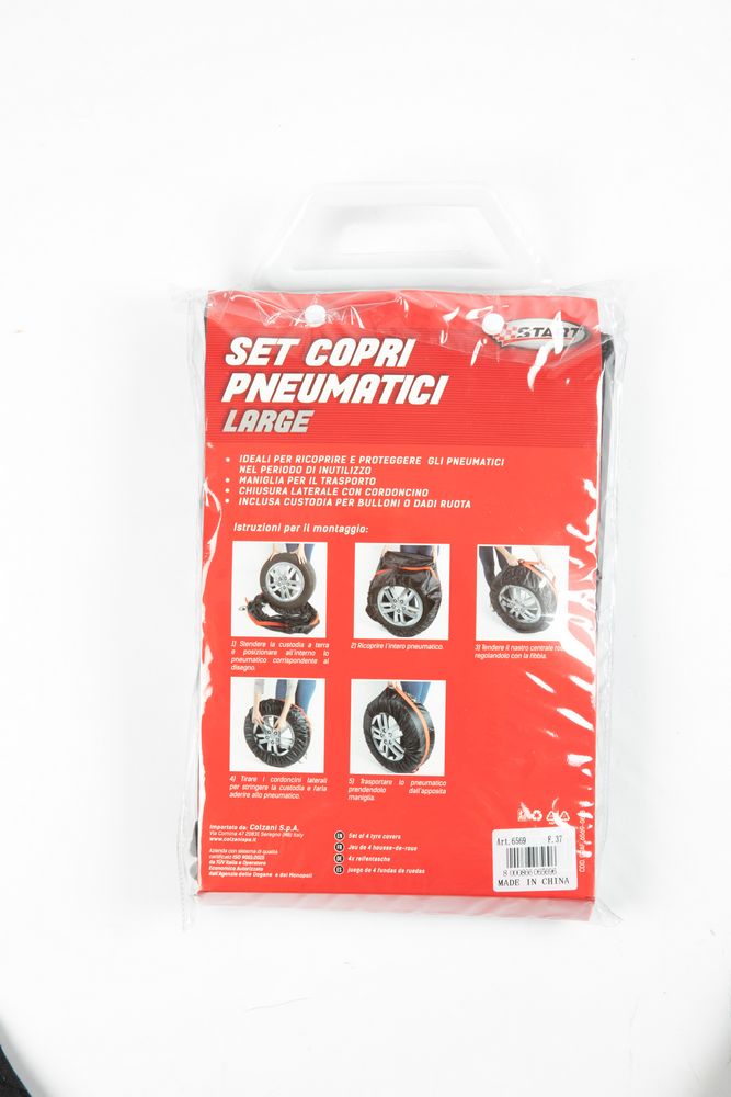 START Set 4 pezzi Copri Pneumatici Large per auto Accessorio Originale