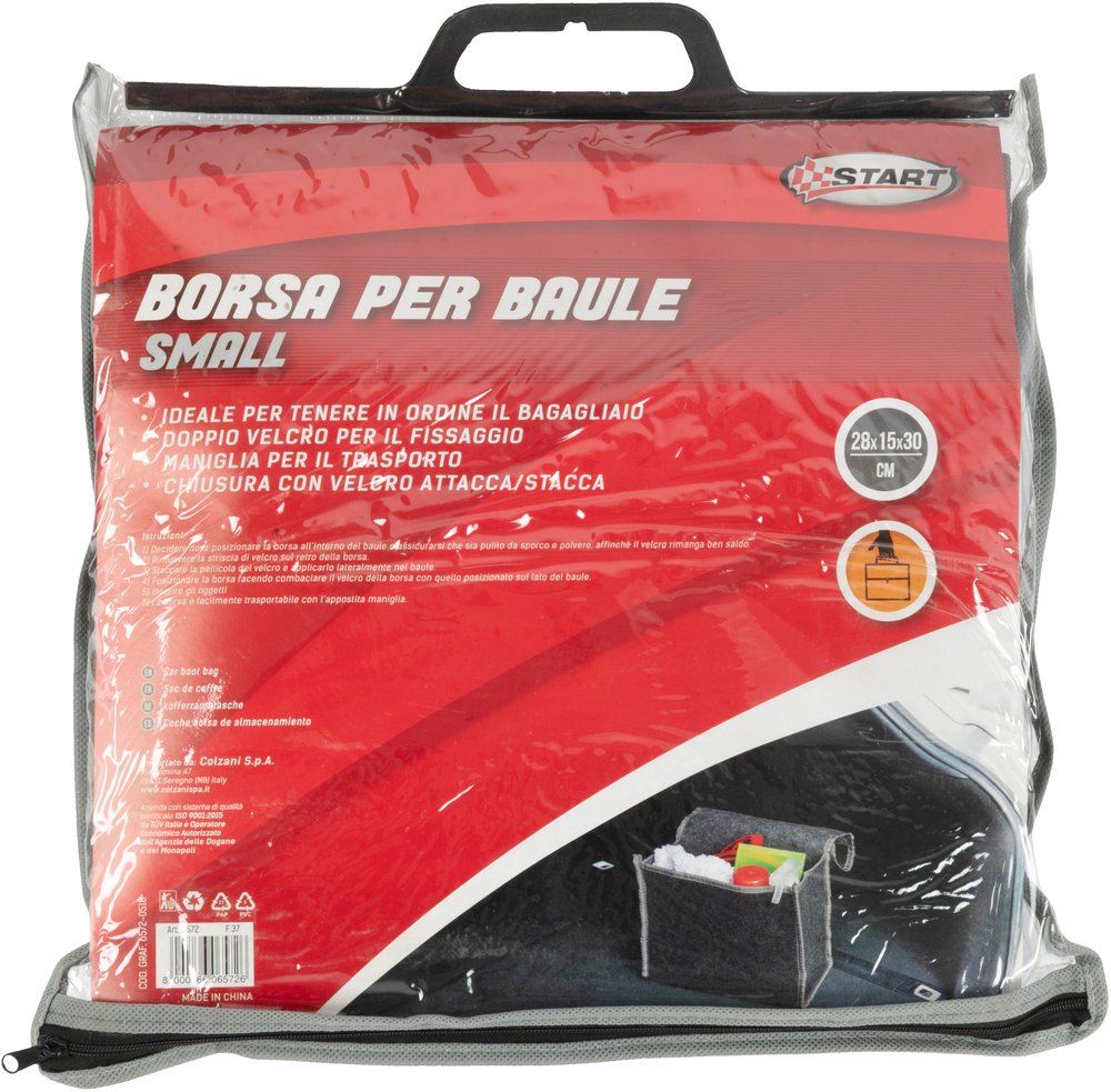 Borsa baule auto Small 28x15x30 cm  Compatta e stabile