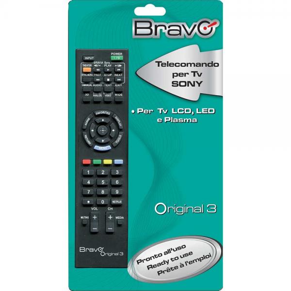 BRAVO TELECOMANDO SMART TV ORIGINAL 3 XSONY