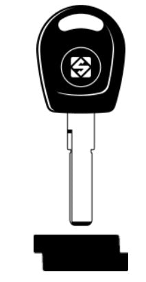 SILCA CHIAVE AUTO TRANSPONDER S/CHIP HU66TE