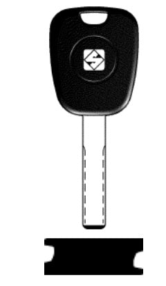 SILCA CHIAVE AUTO TRANSPONDER S/CHIP HU83TE