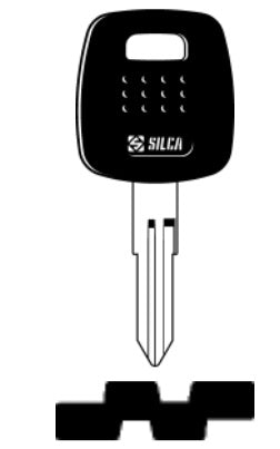 SILCA CHIAVE AUTO TRANSPONDER S/CHIP NSN11TE