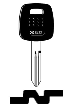 SILCA CHIAVE AUTO TRANSPONDER S/CHIP NSN14TE