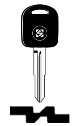 SILCA CHIAVE AUTO TRANSPONDER S/CHIP SZ11RTE