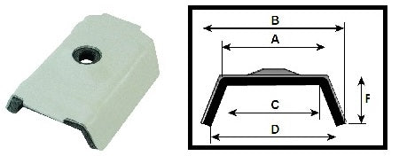 CAPPELLOTTO GRECA 20-22 T.MORO RAL 8017C/GUARNIZIONE confezione da PEZZI 100