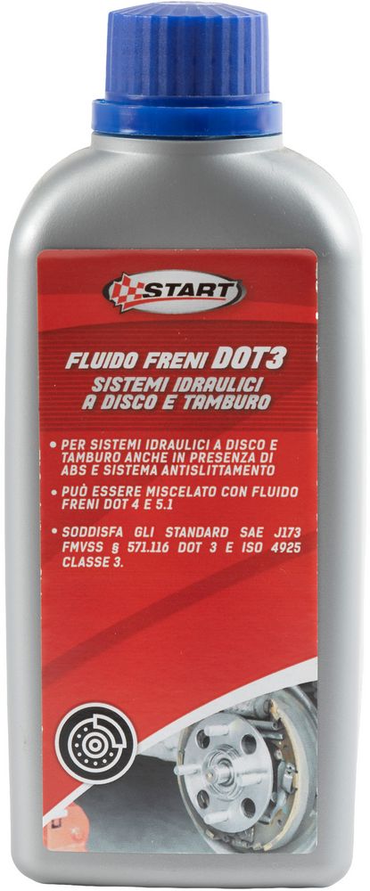 START Fluido per freni DOT 3 sistemi idraulici a disco e tamburo anche