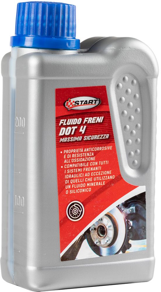 Fluido per freni DOT 4 250 ML per manutenzione ed emergenza auto