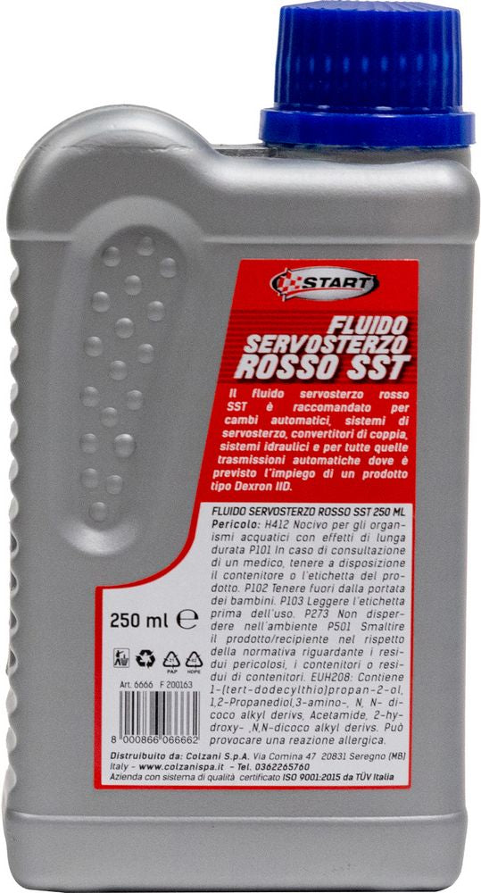Fluido servosterzo rosso SST 250 ML manutenzione ed emergenza auto