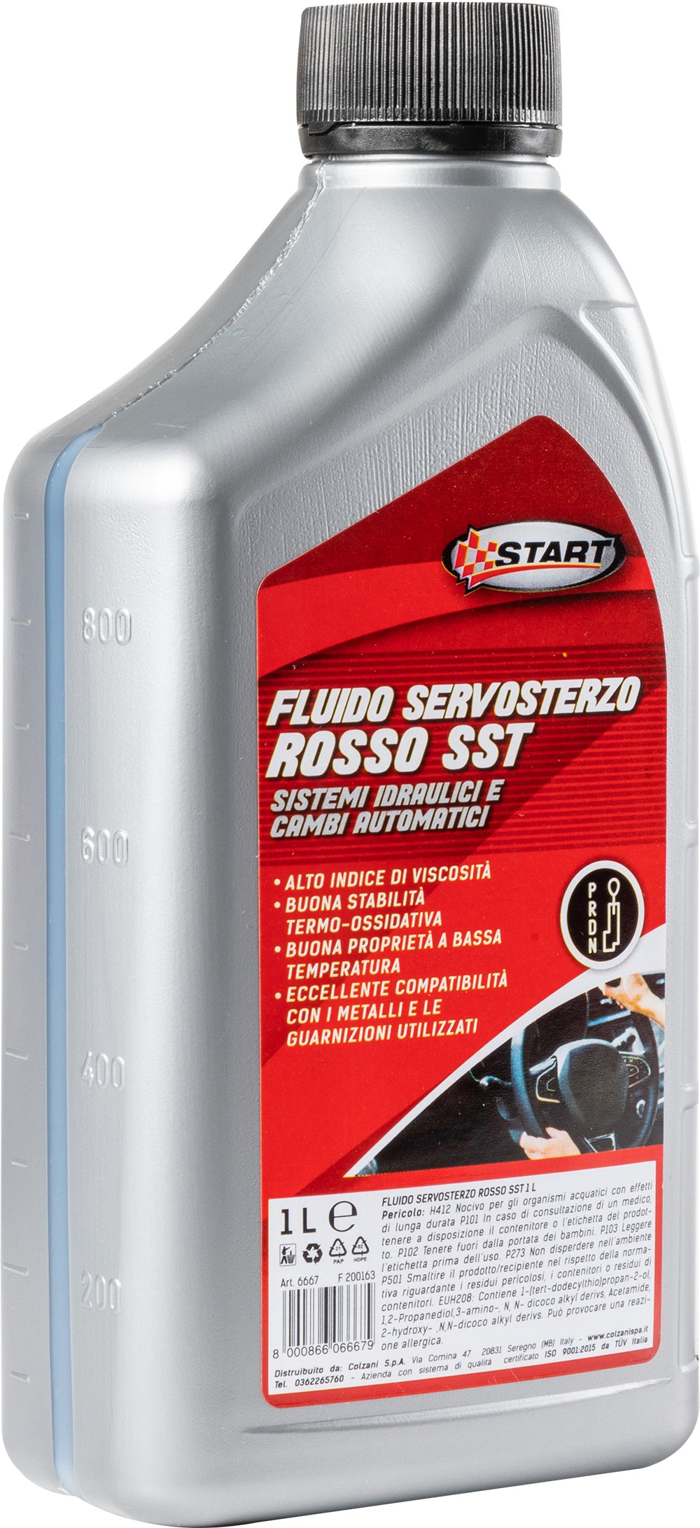 Fluido servosterzo rosso SST 1L manutenzione ed emergenza auto