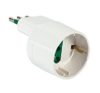 FME-ADATT.SEMPLICE SPINA 10A SALVASP.PRESA SCHUKO BIANCA ART