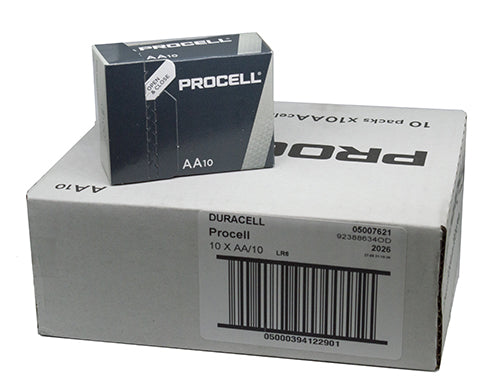 PILE DURACELL PROCELL AA STILO SCT 100PEZZI