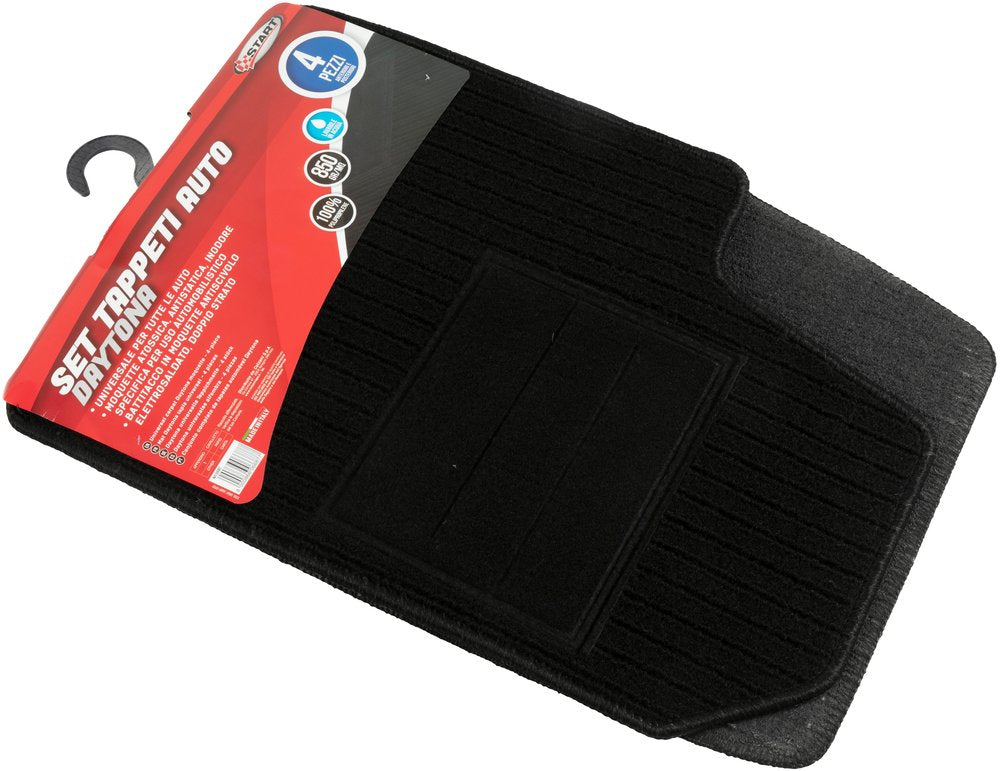 START Set Completo Tappeti Auto Daytona in moquette 850 GR/MQ Universale