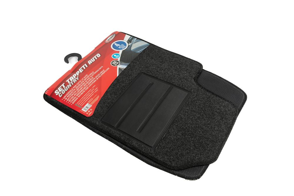 Set Completo Tappeti Auto Country in moquette 350 GR/MQ Universale