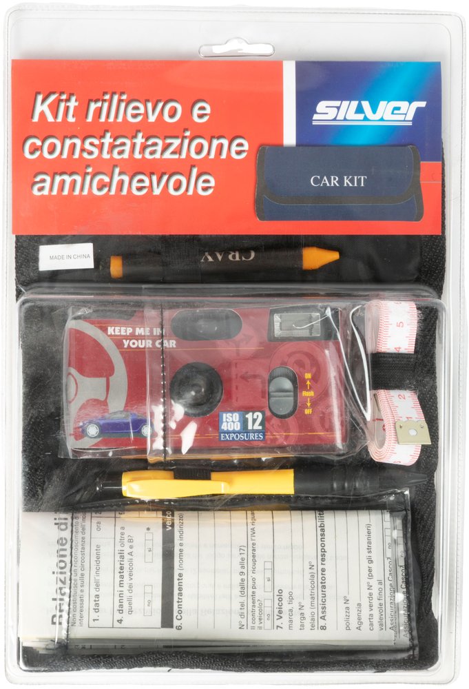 Kit rilievo e constatazione auto emergenza