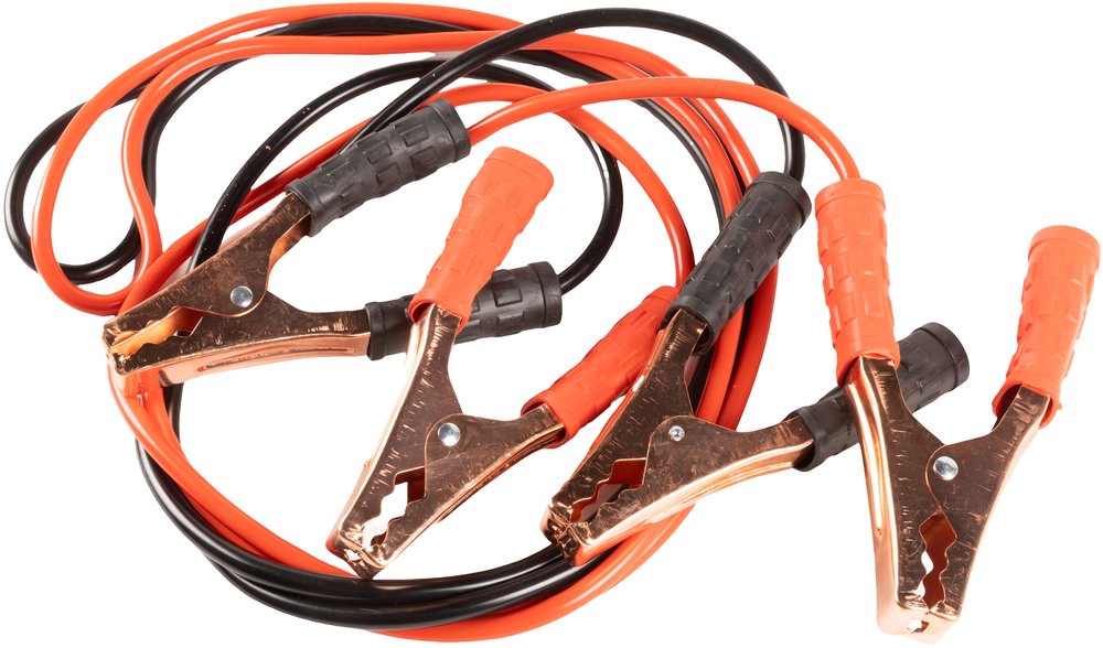 Cavi Batteria 400Ah 2,5m  Pinze Non Isolate per Avviamento Auto e Moto