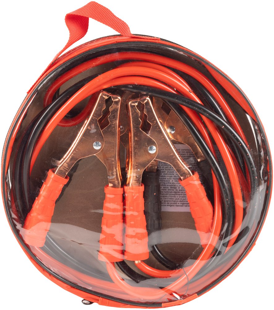 Cavi Batteria 400Ah 2,5m  Pinze Non Isolate per Avviamento Auto e Moto