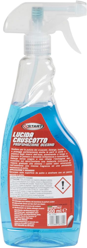 Trigger lucida cruscotto auto oceano 500ml