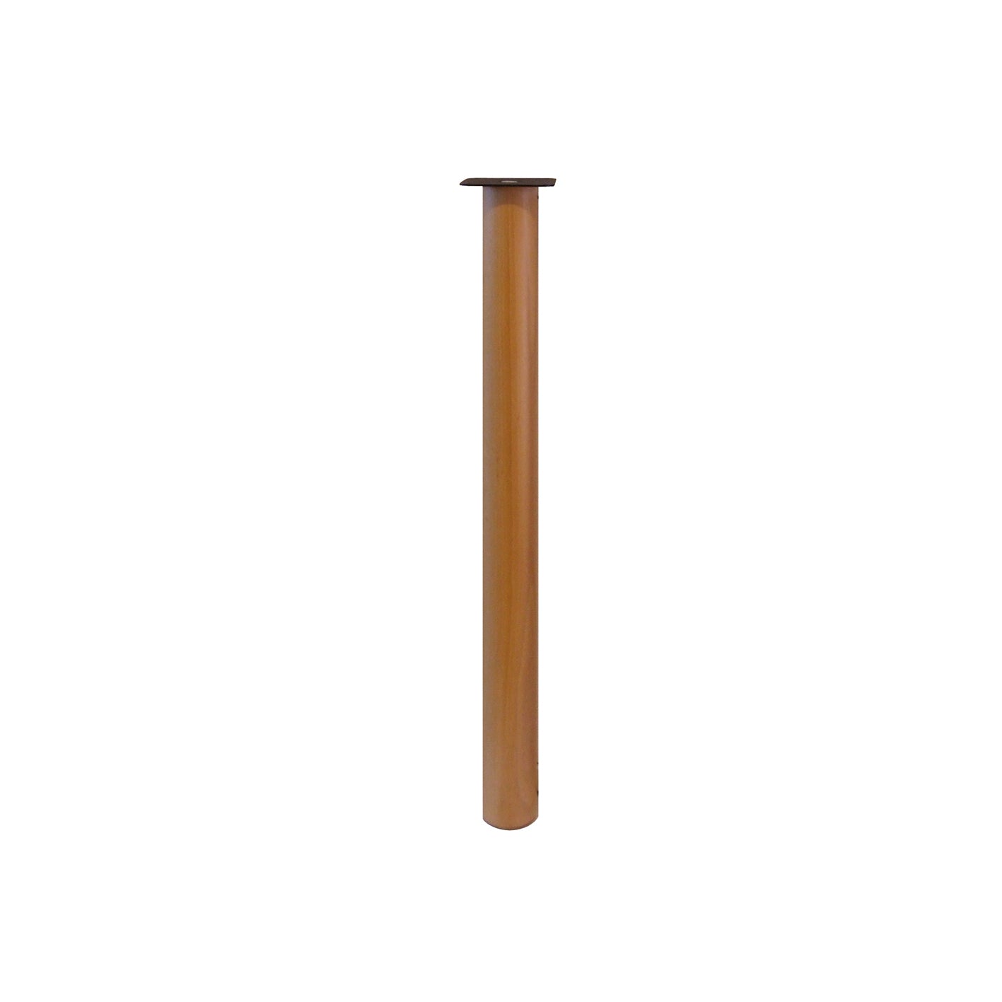 Gamba in legno tonda  62 - H.750 mm. naturale