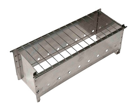 FORNACELLA INOX X CAMINO CM.36x13xH.13,5PER ARROSTICINI