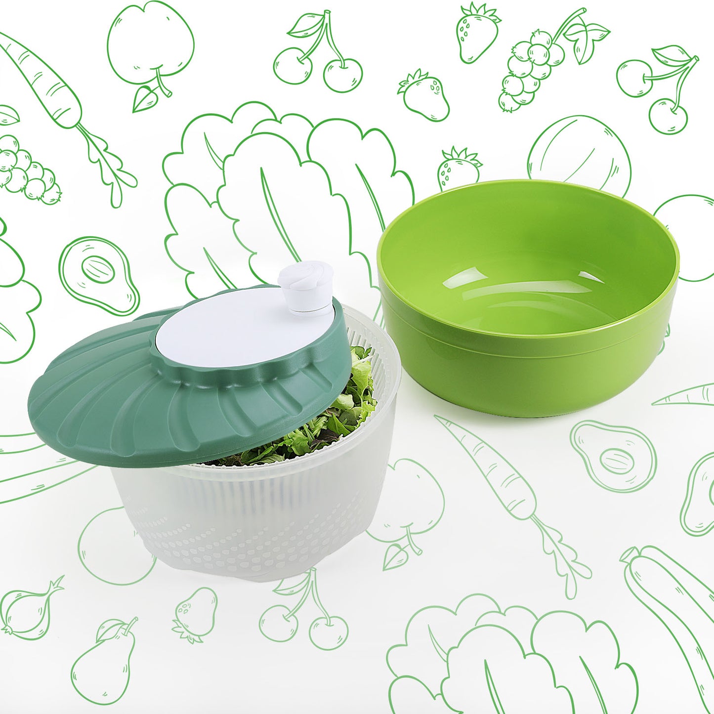 COSMOPLAST Centrifuga + Insalatiera 100 Made in Italy Accessorio Originale Auto